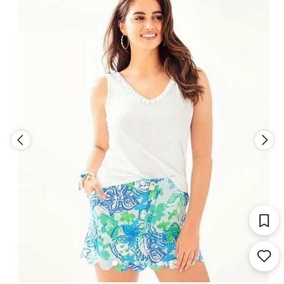 Lilly Pulitzer Colette Skort‎ Scallop Hem Size 6 - Picture 2 of 12